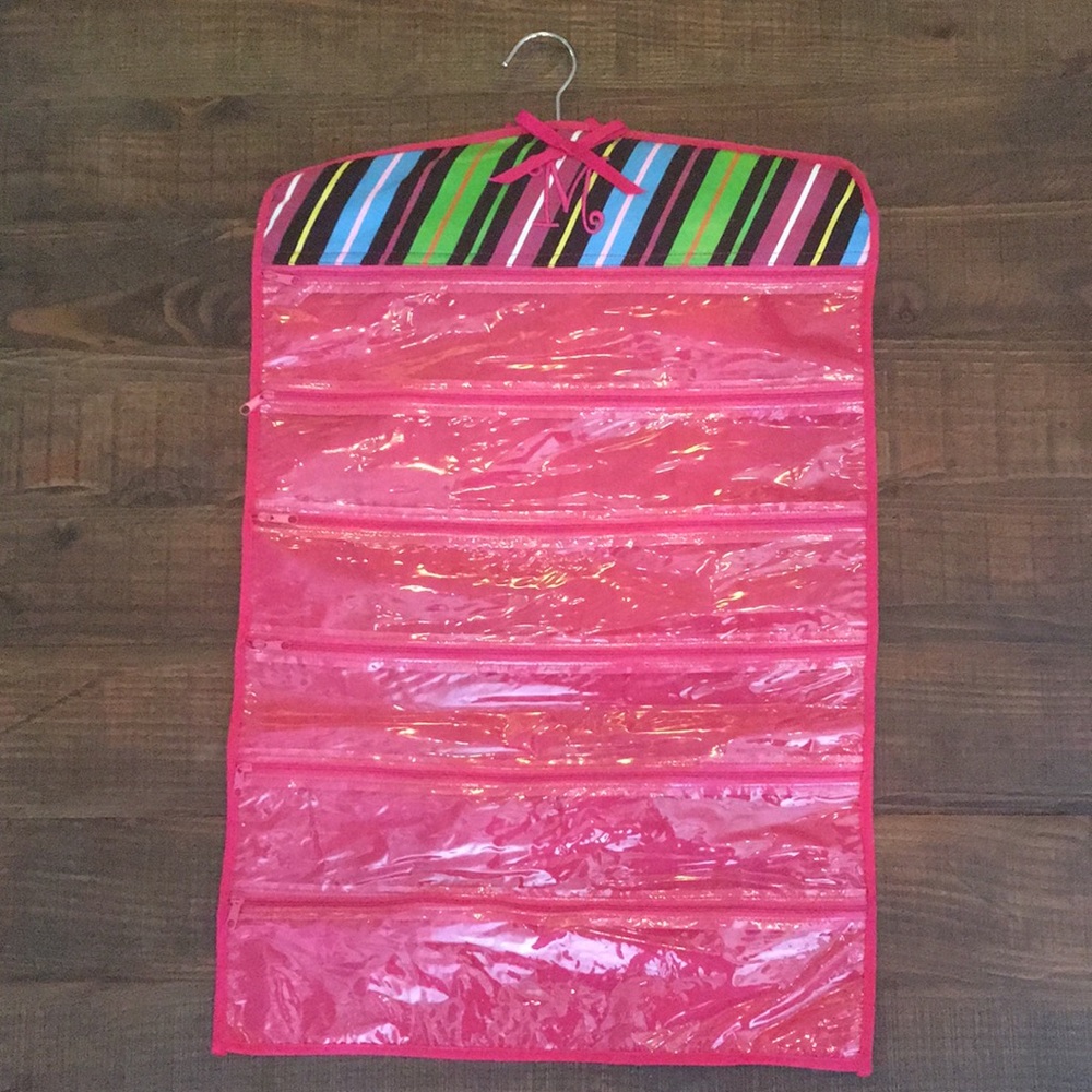 Hanging Monogrammed Jewelry Holder